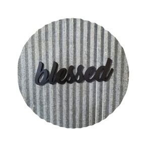 Blessed Farmhouse metal sign